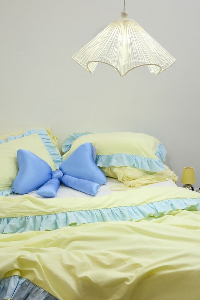 White Scalloped Lampshade #2