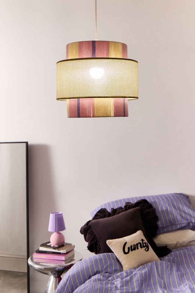 Chunky Striped Lamp Shade #1
