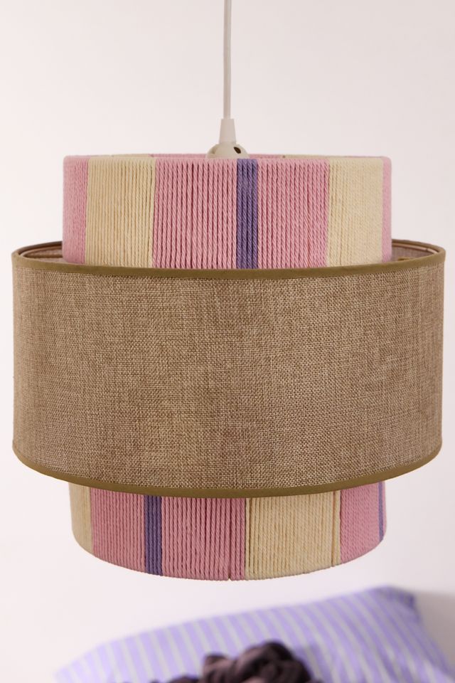 Chunky Striped Lamp Shade #2