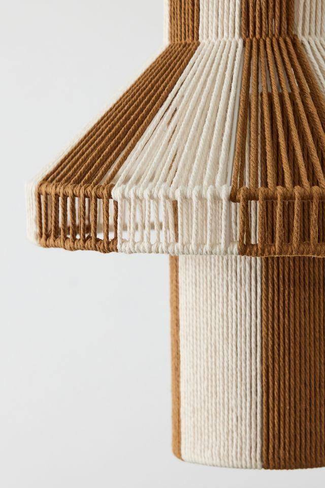 Striped String Lamp Shade #2