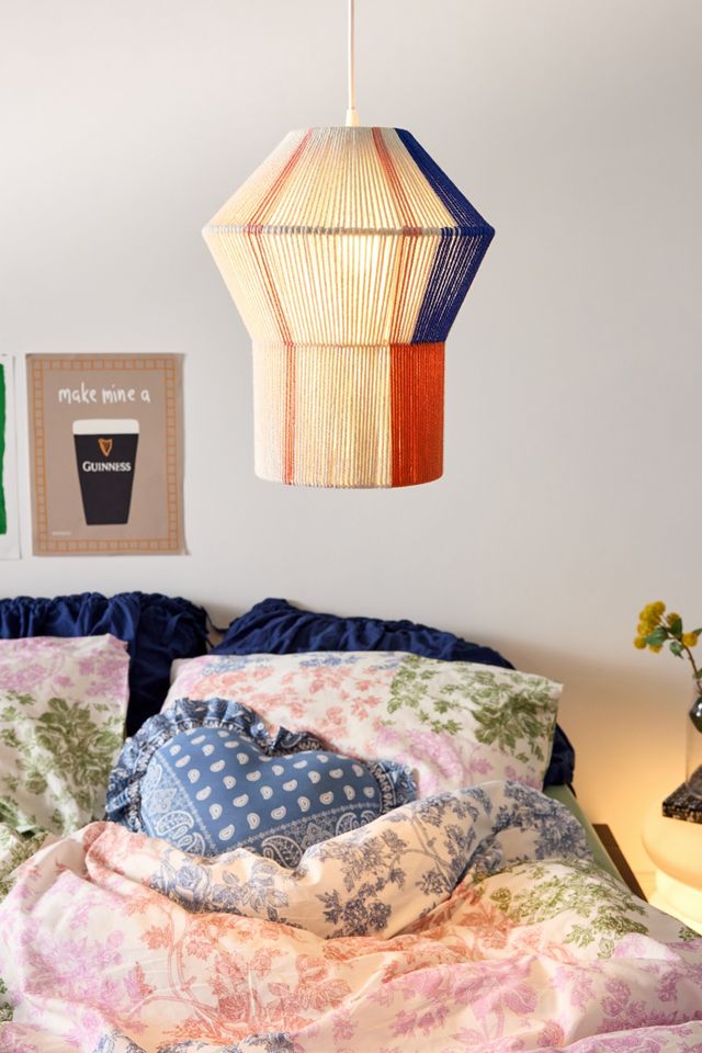 Colour-Block String Lamp Shade #1