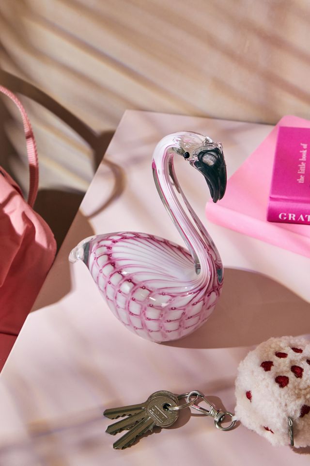 Flamingo Glass Lamp #1