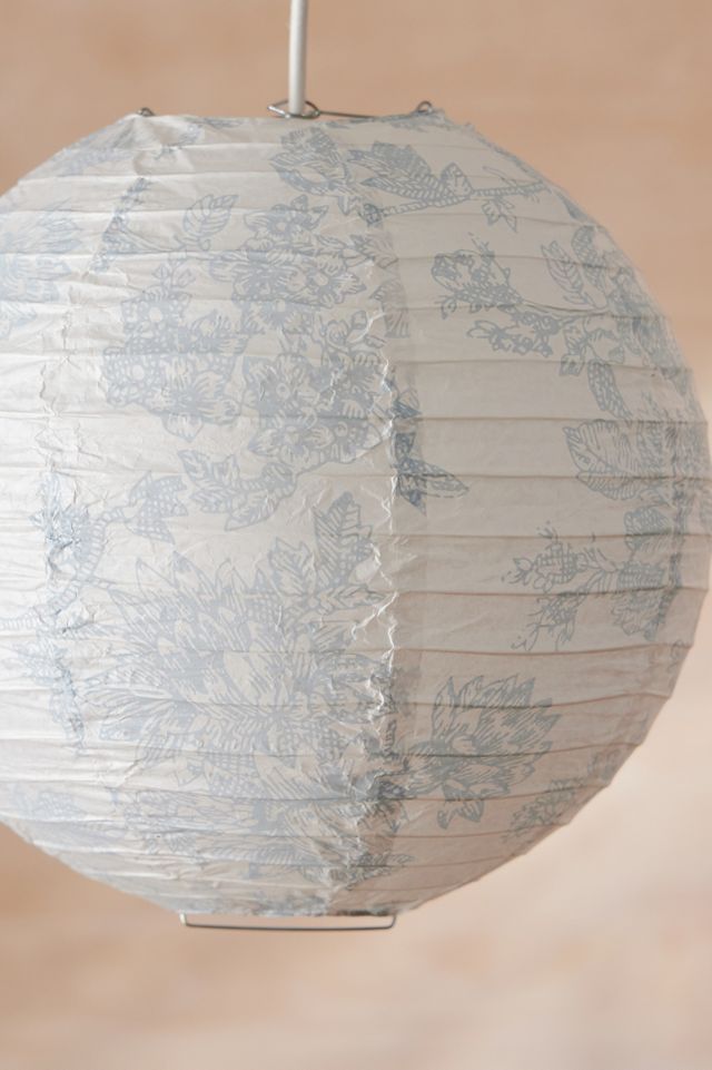 Blauer Toile-Lampenschirm #2