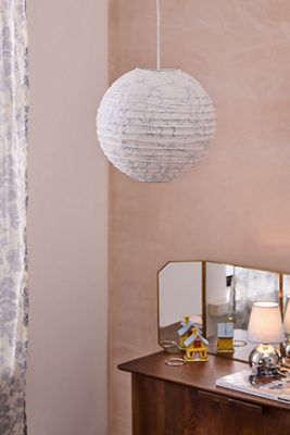 Lacey Bows Paper Lamp Shade