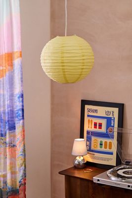Yellow Paper Lamp Shade