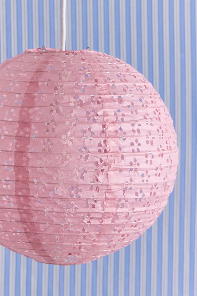 Rosa Broderie Anglaise Papier Lampenschirm #2