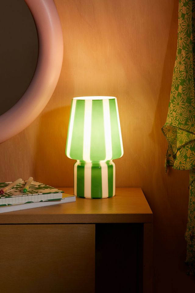 Stripe Little Glass Table Lamp #1