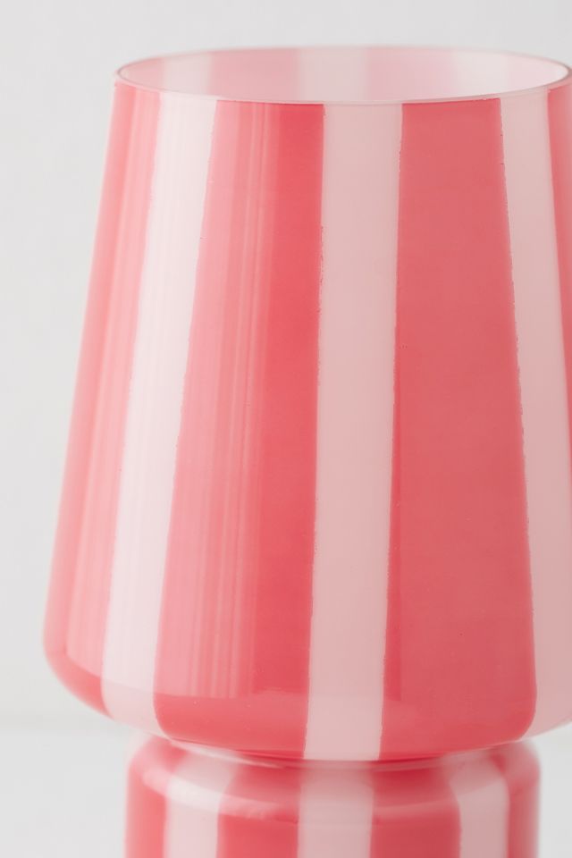 Lampe de Table en Verre Petit à Rayures #4