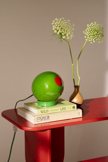 Orange Table Lamp