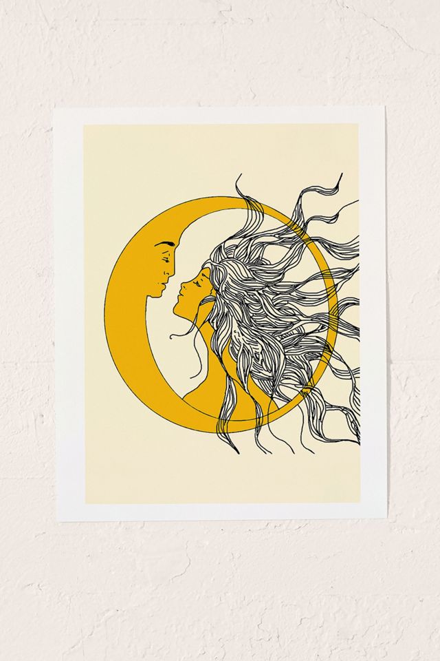 Nadja Sun And Moon Art Print