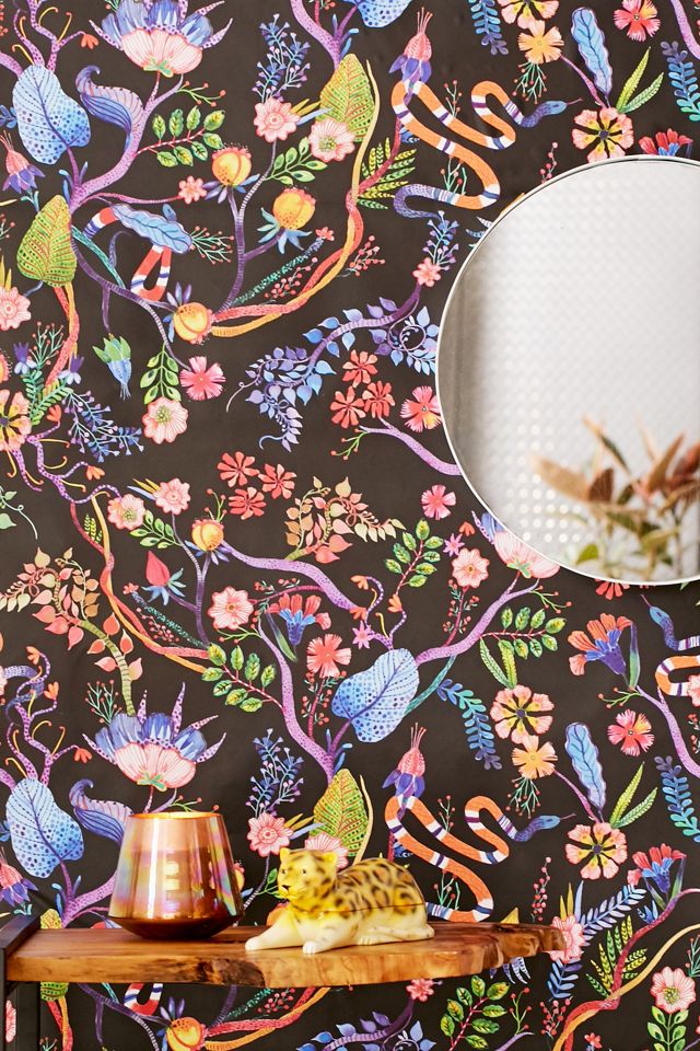 Whimsical Floral Removable Wallpaper #4