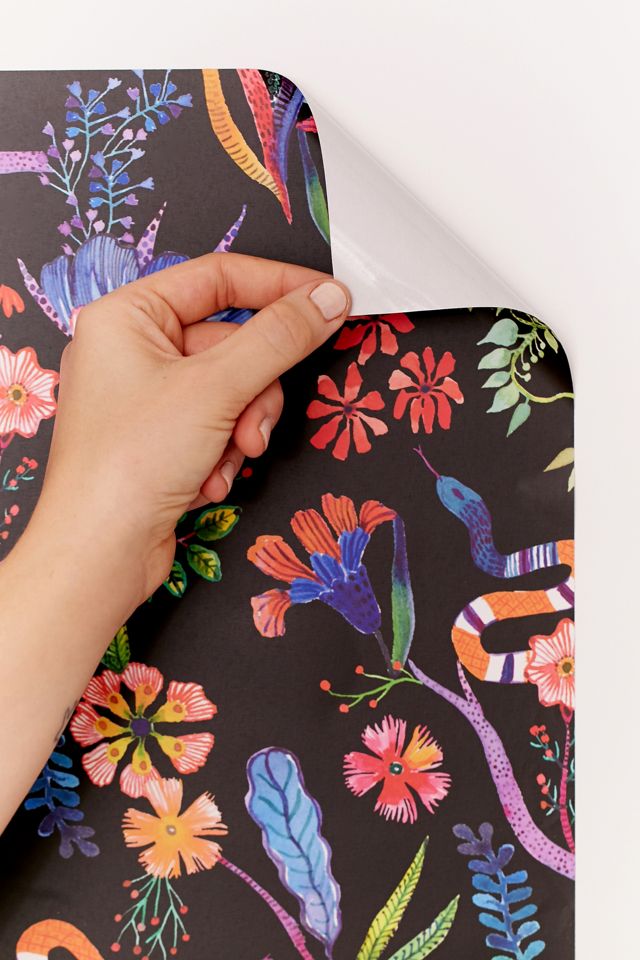 Whimsical Floral Removable Wallpaper #6