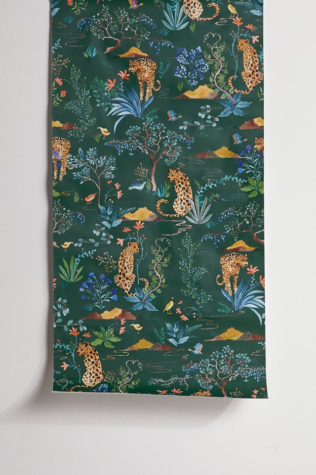Papel tapiz extraíble de guepardos escalofriantes #1