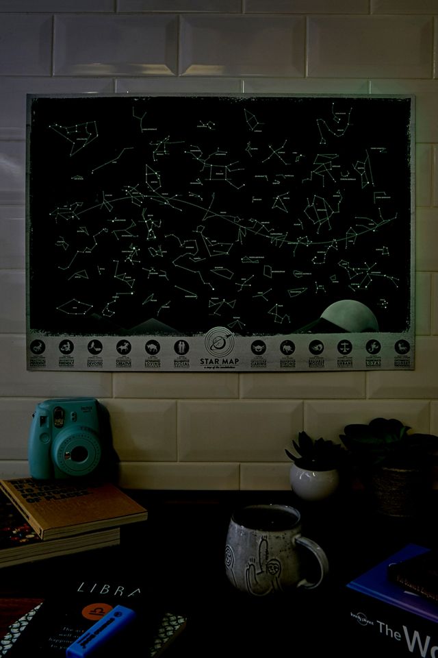Glow-in-the-Dark Star Map #1