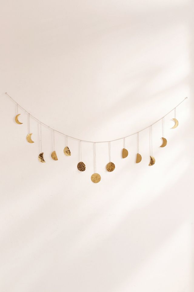 Wanddeko mit Mondmotiven #2