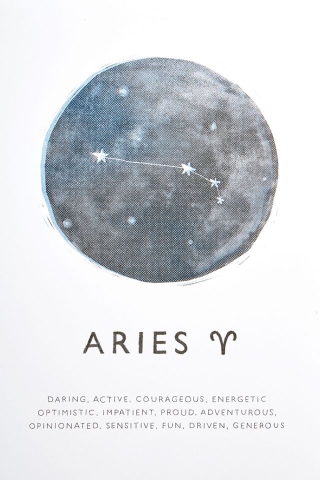 Ohh Deer - Art mural imprimé horoscope bélier #2