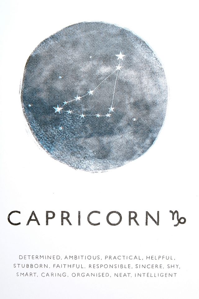 Ohh Deer - Art mural horoscope capricorne #2