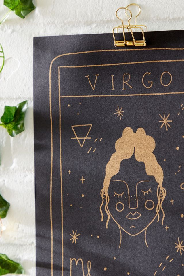 Poster stampato dei tarocchi della Vergine #1