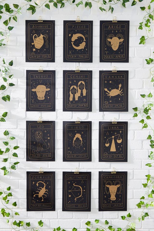 Sternzeichen-Print „Sagittarius‟ im Tarot-Design #2