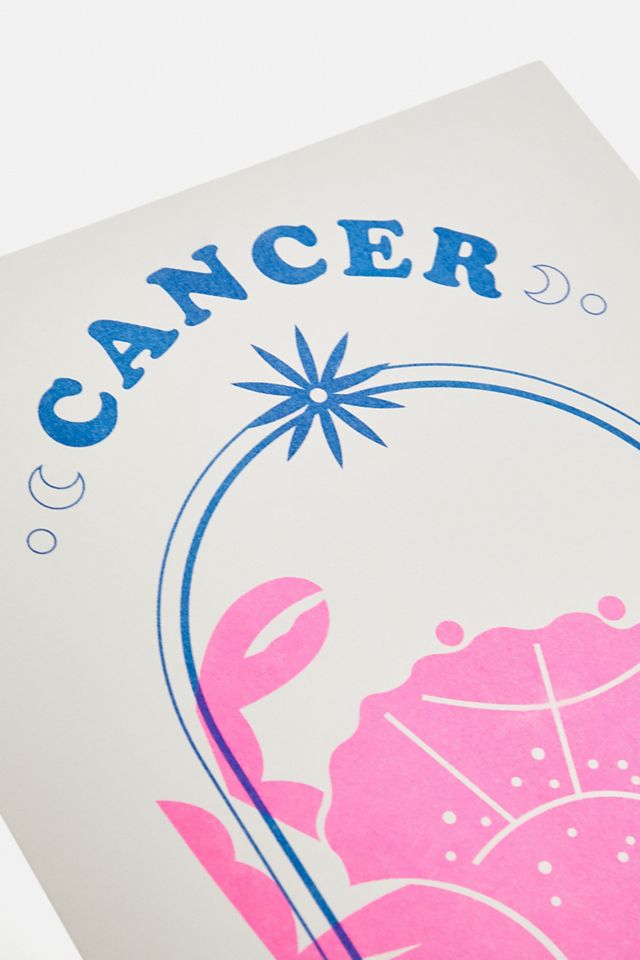 Cancer A4 Zodiac Poster #1
