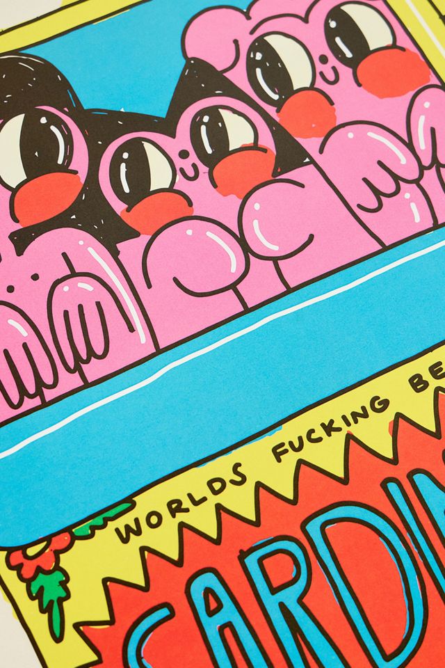 THE BURGERBABIE Le Putain de Meilleur Mur d'Art de Sardine du Monde 30x40 #1