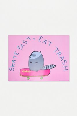 Stampa d'Arte da Parete 30x40 Lousy Drawings Skate Fast Eat Trash