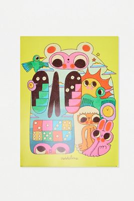 THE BURGERBABIE Habitat Heureux 30x40 Impression d'Art Mural