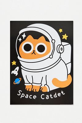 Obinsun Space Cadet Stampa da Parete 30x40