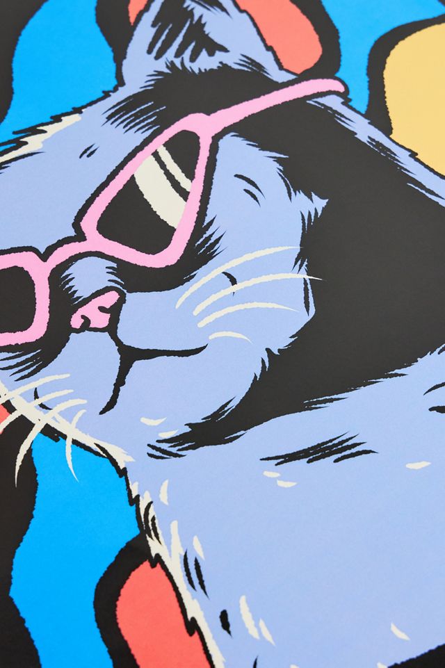 Popcorn Punk Deal With It 30x40 Wall Art Print #1