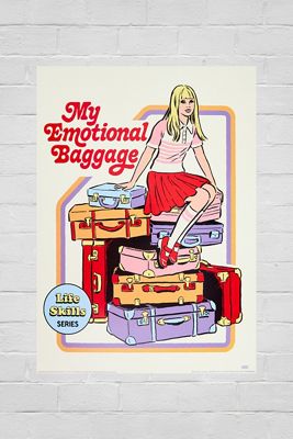 Stampa Artistica da Parete Steven Rhodes Emotional Baggage 30x40cm