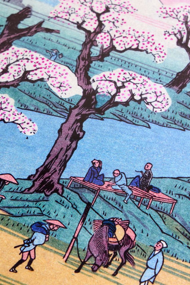 Stampa artistica da parete Utagawa Hiroshige Monte Fuji 60x91cm #1