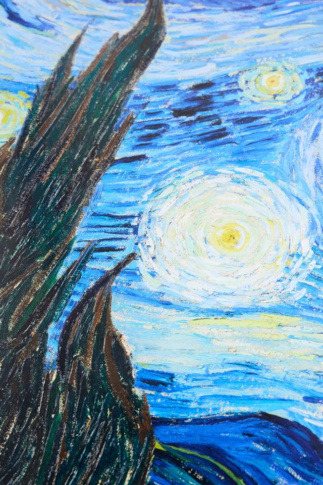 Stampa Artistica da Parete Van Gogh Notte Stellata 60x91cm #1