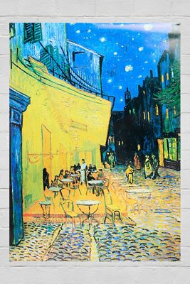 Stampa Artistica da Parete Terrazza del Caffè di Notte di Van Gogh 60x91cm
