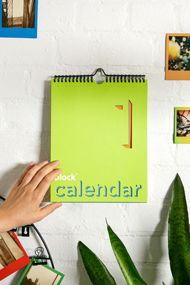 Block Design Flip Perpetual Calendar | Urban Outfitters UK
