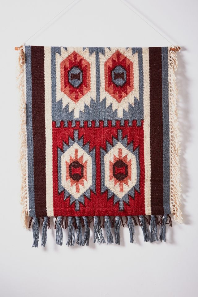 Hexagonal Geo Pattern Woven Wall Hanging #2