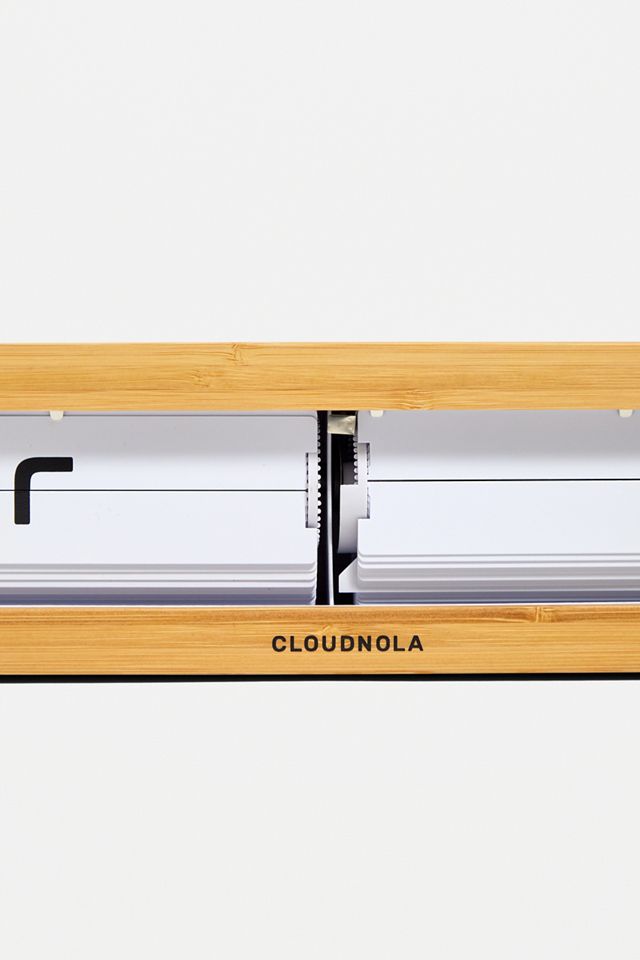 Cloudnola Texttime Bamboo Flip Clock  #1