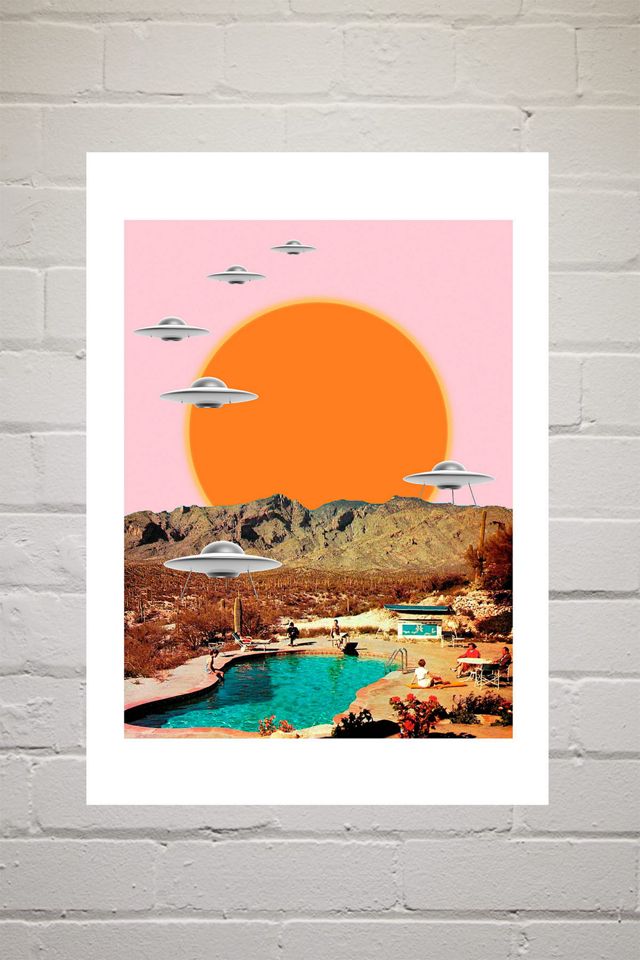Msgonzalez They've Arrived! Wall Art Print Urban Outfitters UK