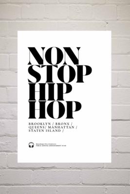 Maisey Design Non-Stop Hip Hop Wall Art Print - Assorted 1 at Urban Outfitters