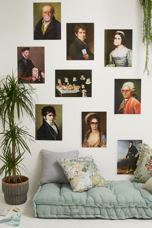 'Woman With Shades' Art Memes Wall Art Print #2