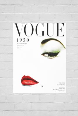 Vogue Face Cover Wall Art Print 