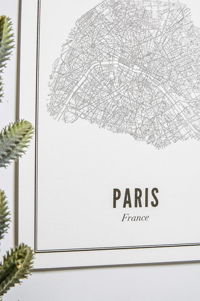 Wijck - Affiche murale carte de Paris #1