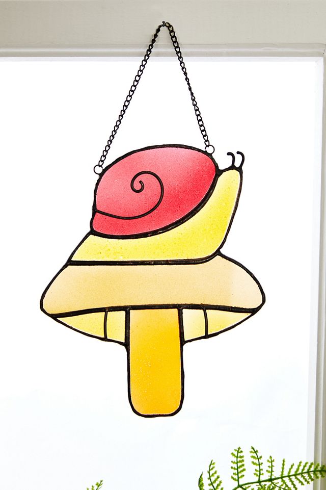 Snail Stained Glass Window Hanging Urban Outfitters UK