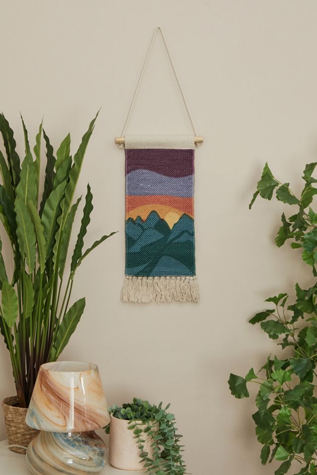 Mountain Canvas Wall Hanging Urban Outfitters UK