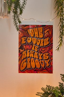 Y.I.L Printworks - Poster The Future Is Always Groovy