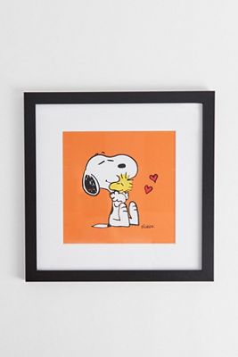 Peanuts Love 12x12 Framed Wall Art Print