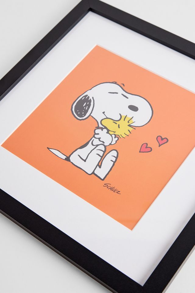 Peanuts Love 12x12 Framed Wall Art Print #2