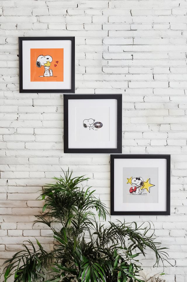 Peanuts Vinyl 9x9 Framed Wall Art Print #2