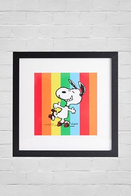 Peanuts Good Times 12x12 Gerahmter Wandkunstdruck