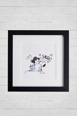 Impresión de Arte de Pared Enmarcada Peanuts Smak 9x9