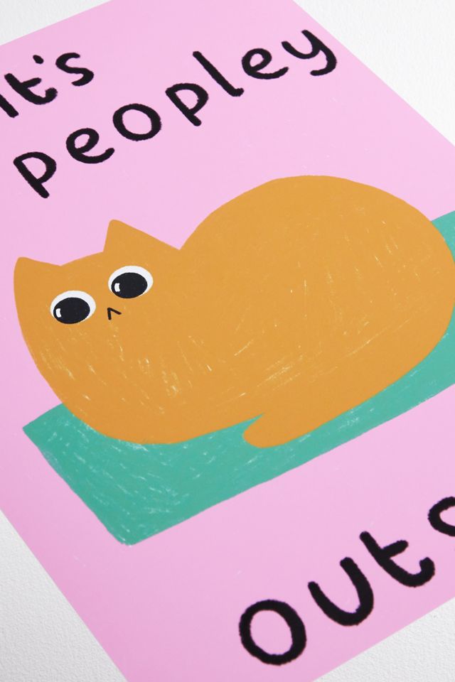 The Paper Tail It's Peopley Outside 30x40 Wall Art Print  #1